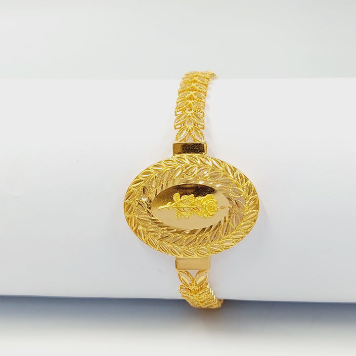 21K اسوارة اونصه-مجوهرات الشيخ سعيد-Saeed Jewelry 