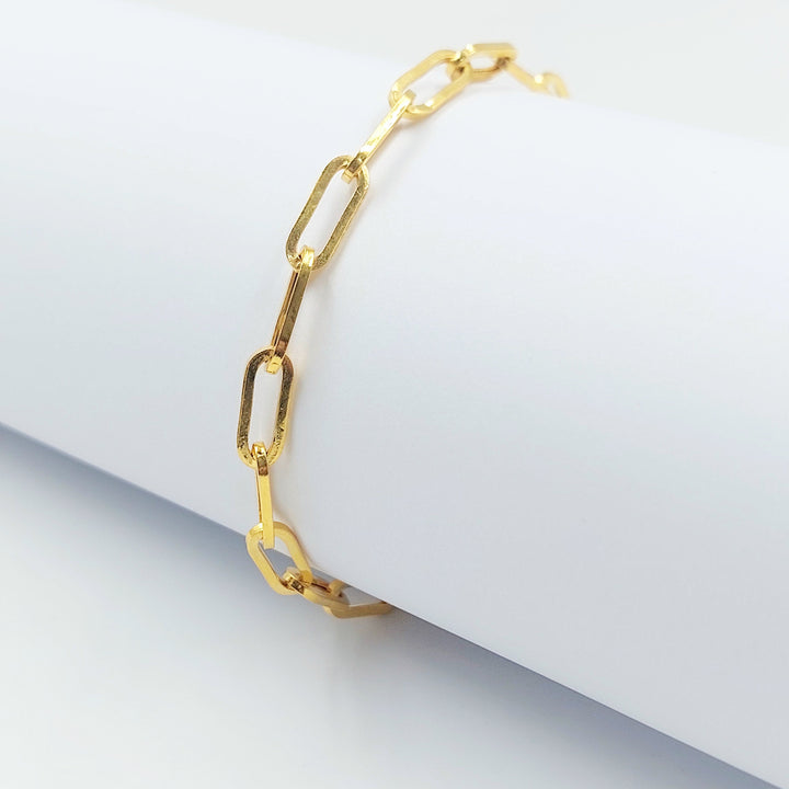 21K اسوارة بيبر كليب-مجوهرات الشيخ سعيد-Saeed Jewelry 