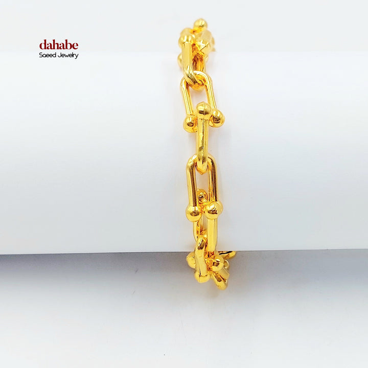21K اسوارة بيبر كليب-مجوهرات الشيخ سعيد-Saeed Jewelry 