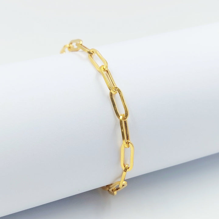 21K اسوارة بيبر كليب-مجوهرات الشيخ سعيد-Saeed Jewelry 