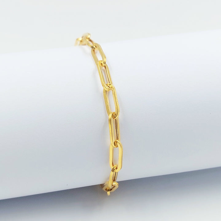 21K اسوارة بيبر كليب-مجوهرات الشيخ سعيد-Saeed Jewelry 