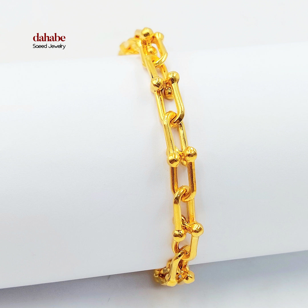 21K اسوارة بيبر كليب-مجوهرات الشيخ سعيد-Saeed Jewelry 