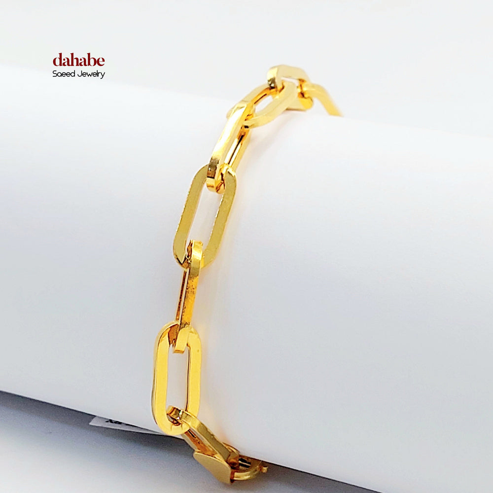 21K اسوارة بيبر كليب-مجوهرات الشيخ سعيد-Saeed Jewelry 
