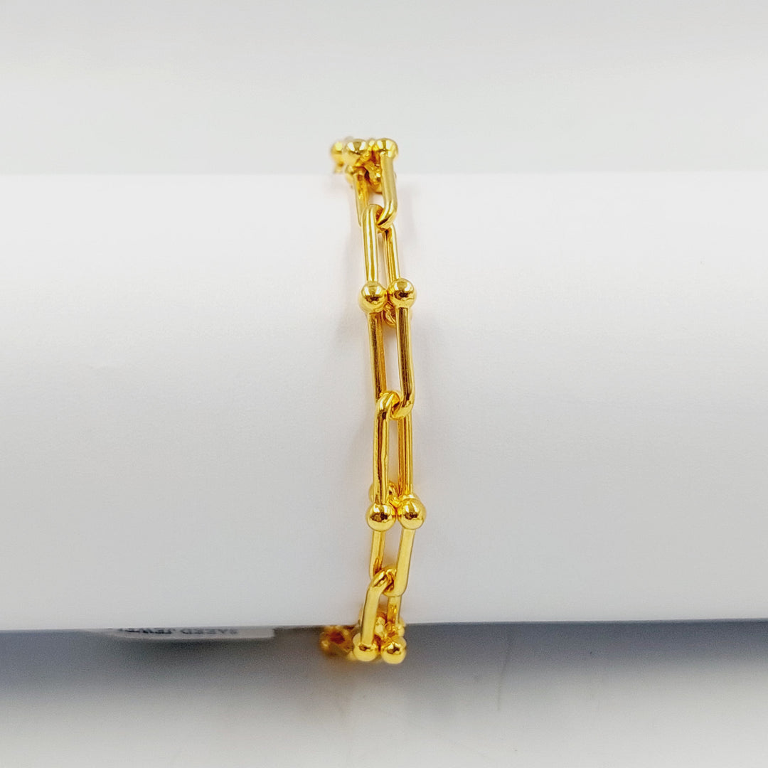 21K اسوارة بيبر كليب-مجوهرات الشيخ سعيد-Saeed Jewelry 