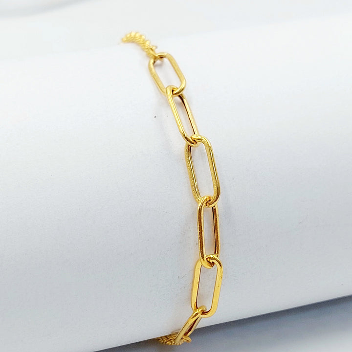 21K اسوارة بيبر كليب-مجوهرات الشيخ سعيد-Saeed Jewelry 