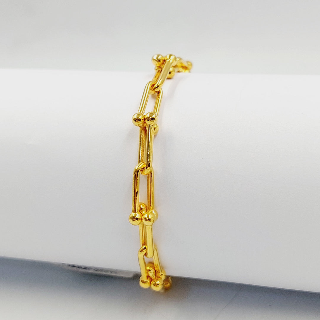 21K اسوارة بيبر كليب-مجوهرات الشيخ سعيد-Saeed Jewelry 