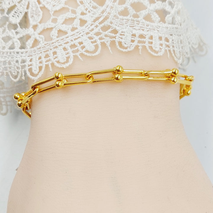 21K اسوارة بيبر كليب-مجوهرات الشيخ سعيد-Saeed Jewelry 