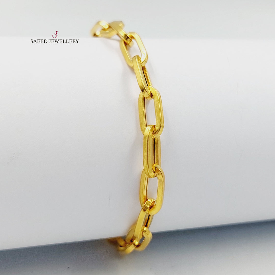 21K اسوارة بيبر كليب-مجوهرات الشيخ سعيد-Saeed Jewelry 
