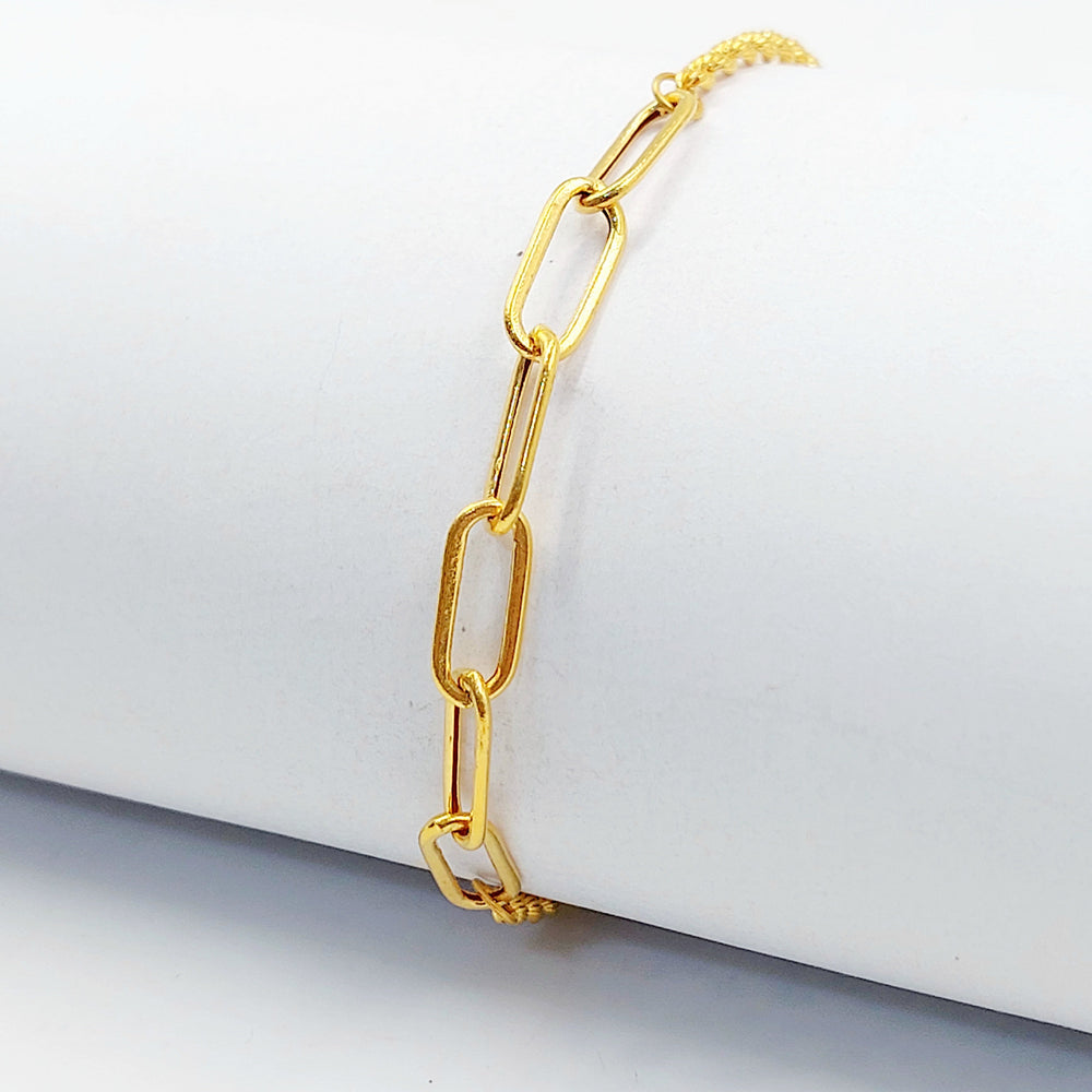 21K اسوارة بيبر كليب-مجوهرات الشيخ سعيد-Saeed Jewelry 