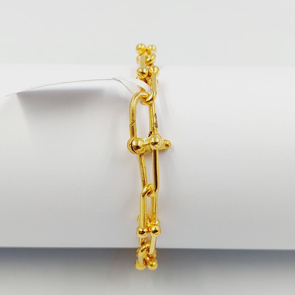 21K اسوارة بيبر كليب-مجوهرات الشيخ سعيد-Saeed Jewelry 