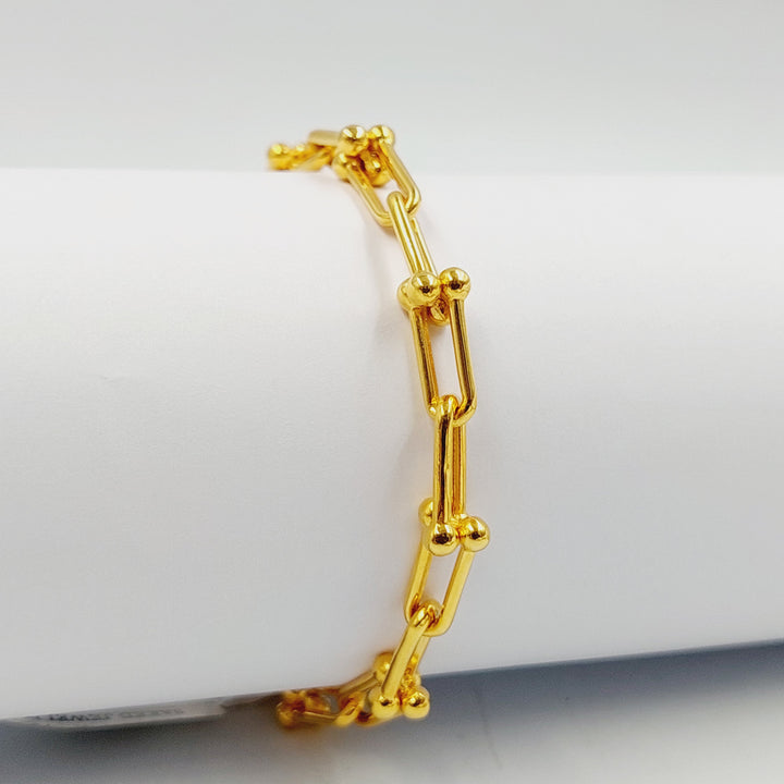 21K اسوارة بيبر كليب-مجوهرات الشيخ سعيد-Saeed Jewelry 