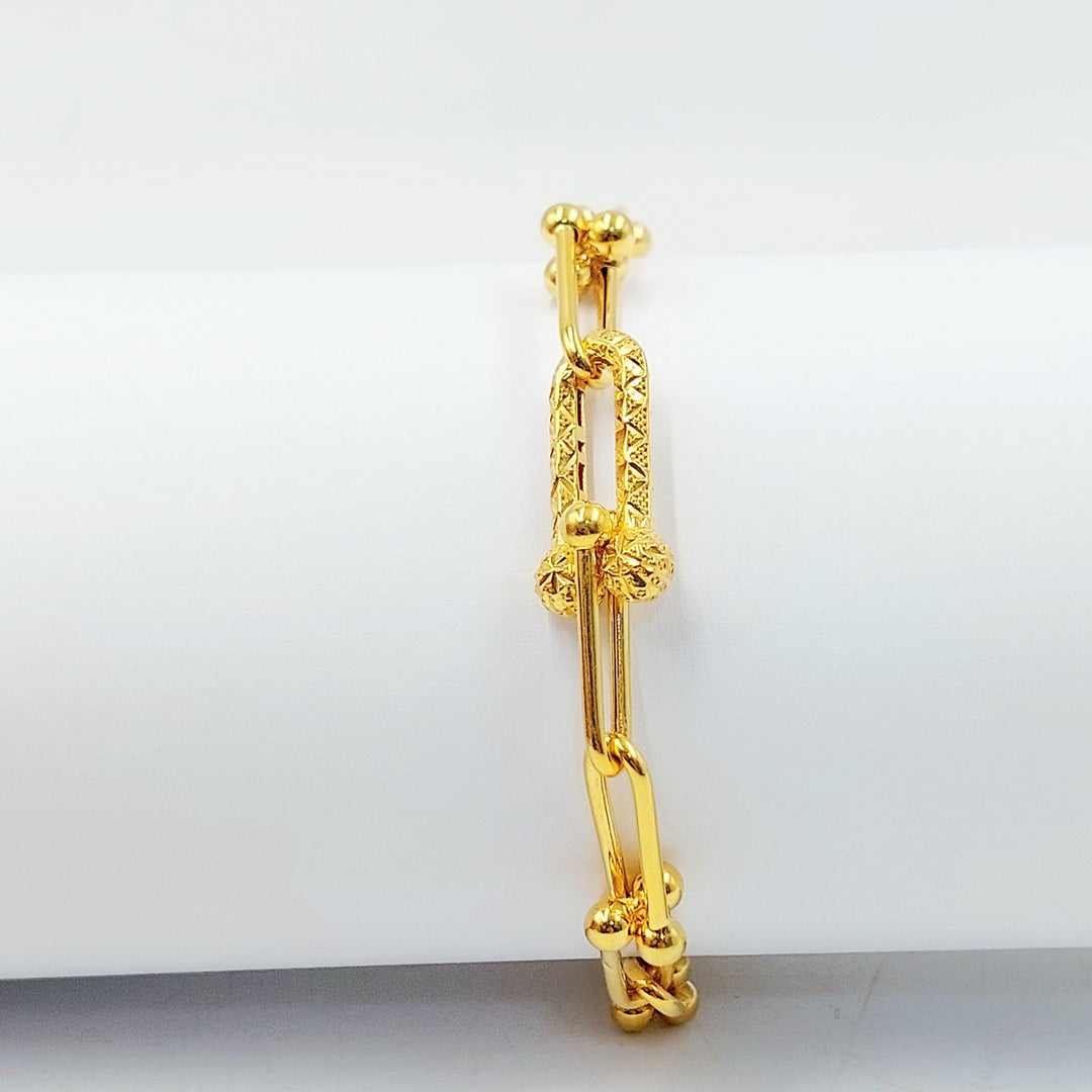 21K اسوارة بيبر كليب-مجوهرات الشيخ سعيد-Saeed Jewelry 