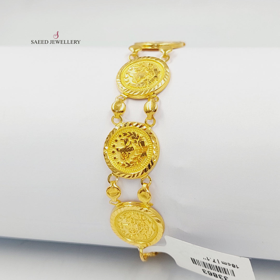 21K اسوارة رشادي-مجوهرات الشيخ سعيد-Saeed Jewelry 