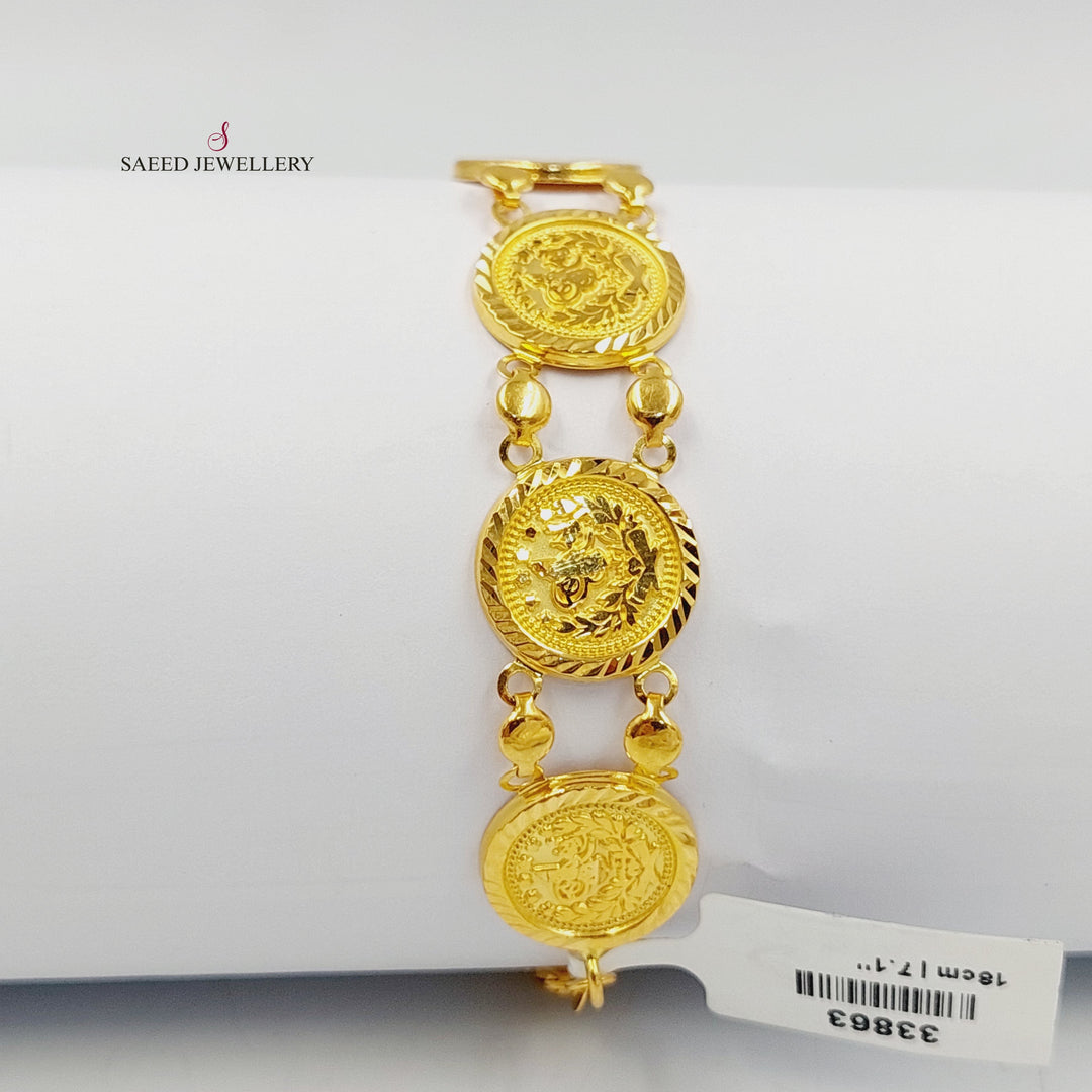 21K اسوارة رشادي-مجوهرات الشيخ سعيد-Saeed Jewelry 