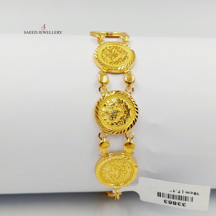 21K اسوارة رشادي-مجوهرات الشيخ سعيد-Saeed Jewelry 