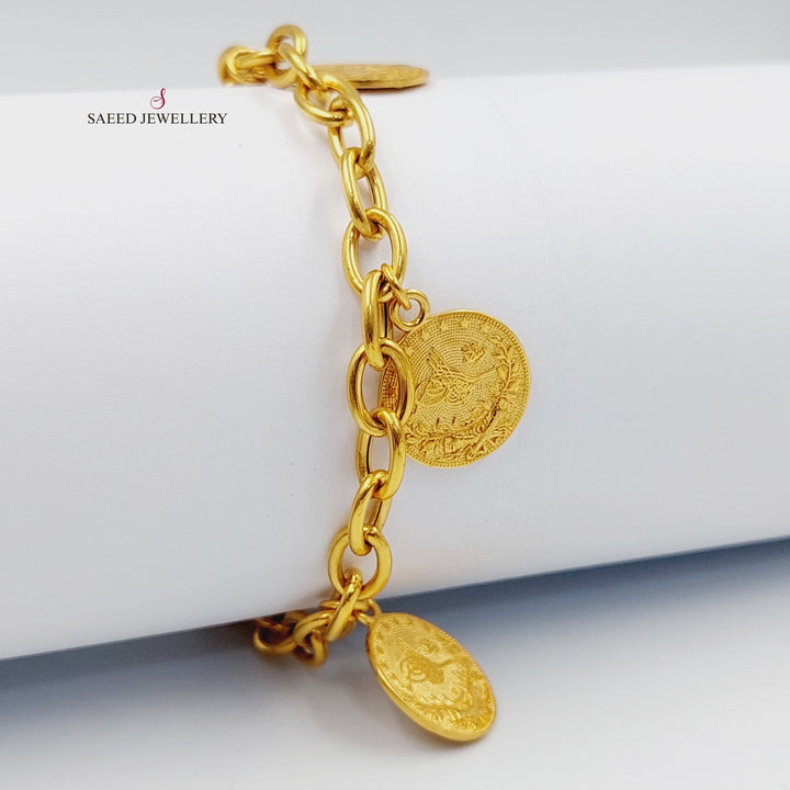 Rashadi Joy Bracelet Made of 21K Gold by Saeed Jewelry 