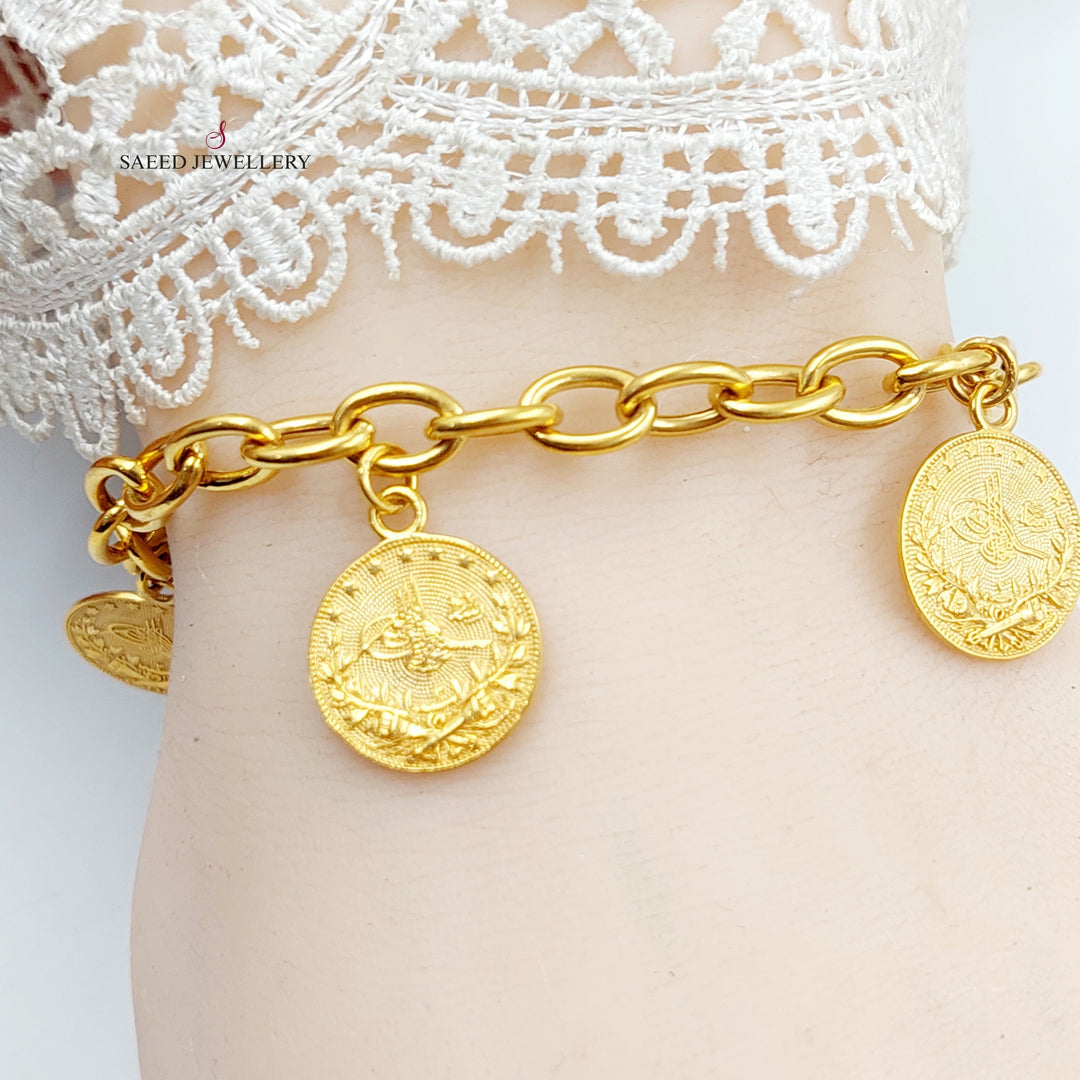 Rashadi Joy Bracelet Made of 21K Gold by Saeed Jewelry 
