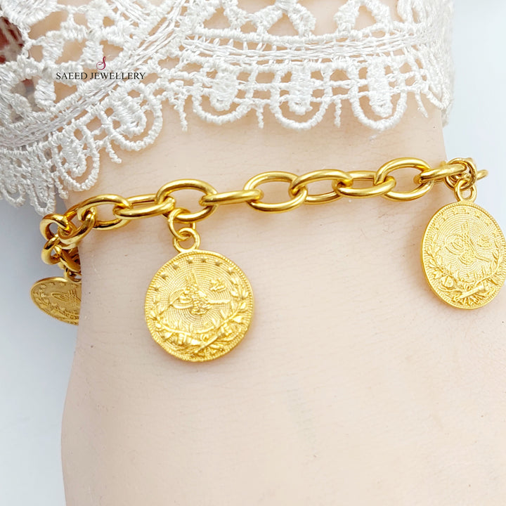 Rashadi Joy Bracelet Made of 21K Gold by Saeed Jewelry 