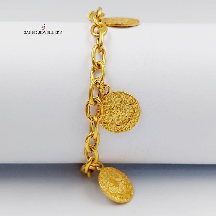 Rashadi Joy Bracelet Made of 21K Gold by Saeed Jewelry 