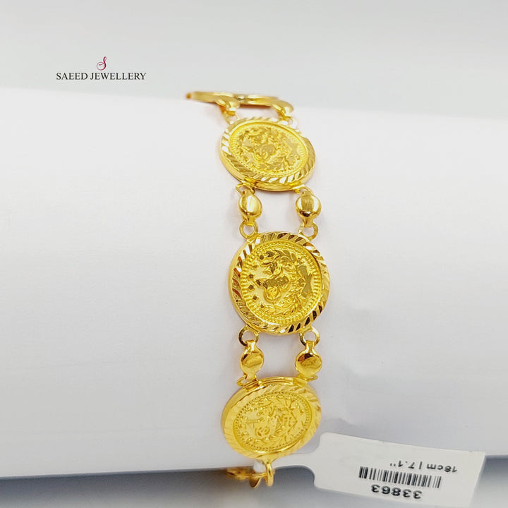 21K اسوارة رشادي-مجوهرات الشيخ سعيد-Saeed Jewelry 