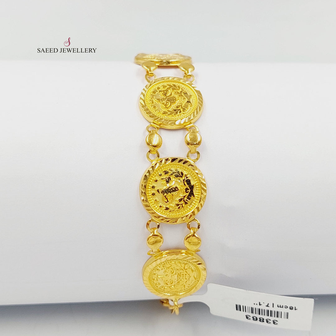 21K اسوارة رشادي-مجوهرات الشيخ سعيد-Saeed Jewelry 