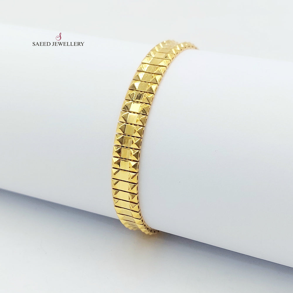 21K اسوارة افعى رشادي-مجوهرات الشيخ سعيد-Saeed Jewelry 