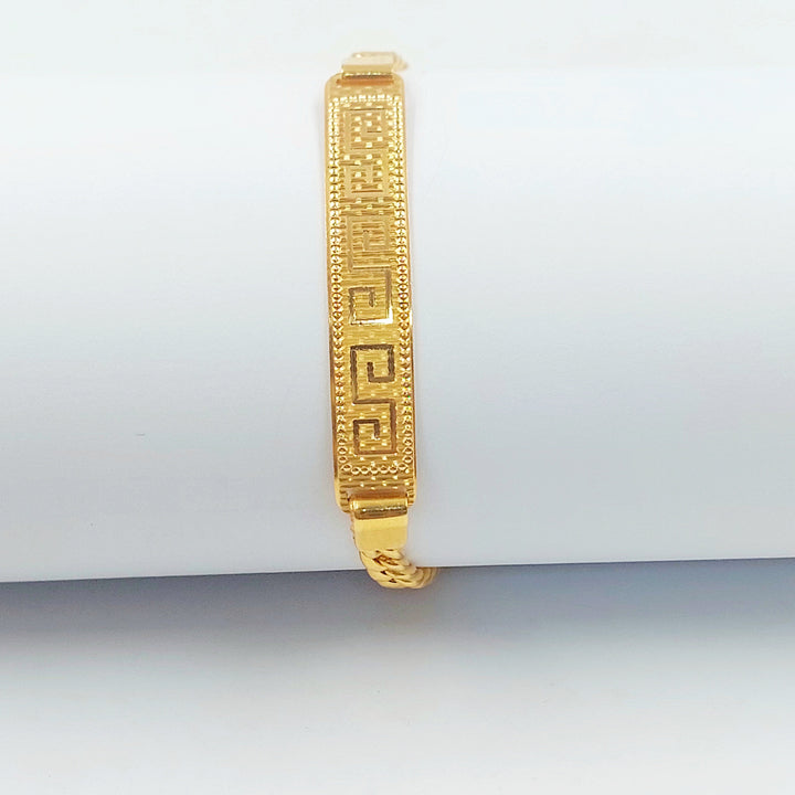 21K اسوارة بلاك فيرنا-مجوهرات الشيخ سعيد-Saeed Jewelry 