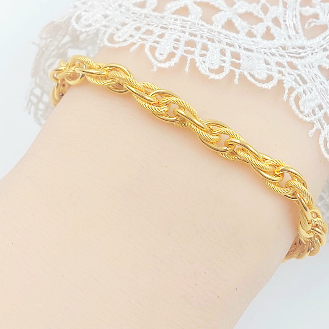 21K اسوارة فيرنا-مجوهرات الشيخ سعيد-Saeed Jewelry 