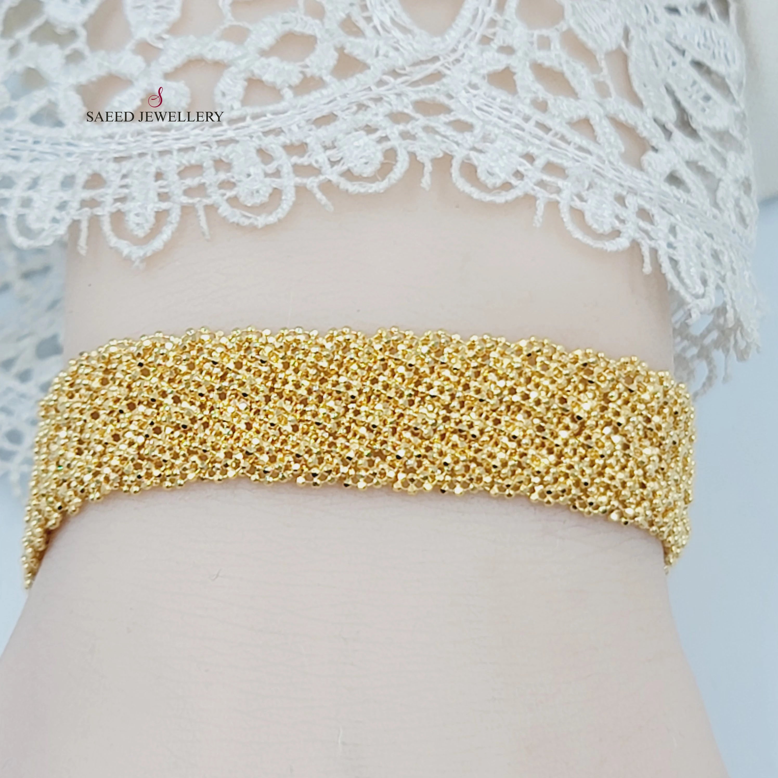 Wide Fancy Bracelet – Saeed Jewelry