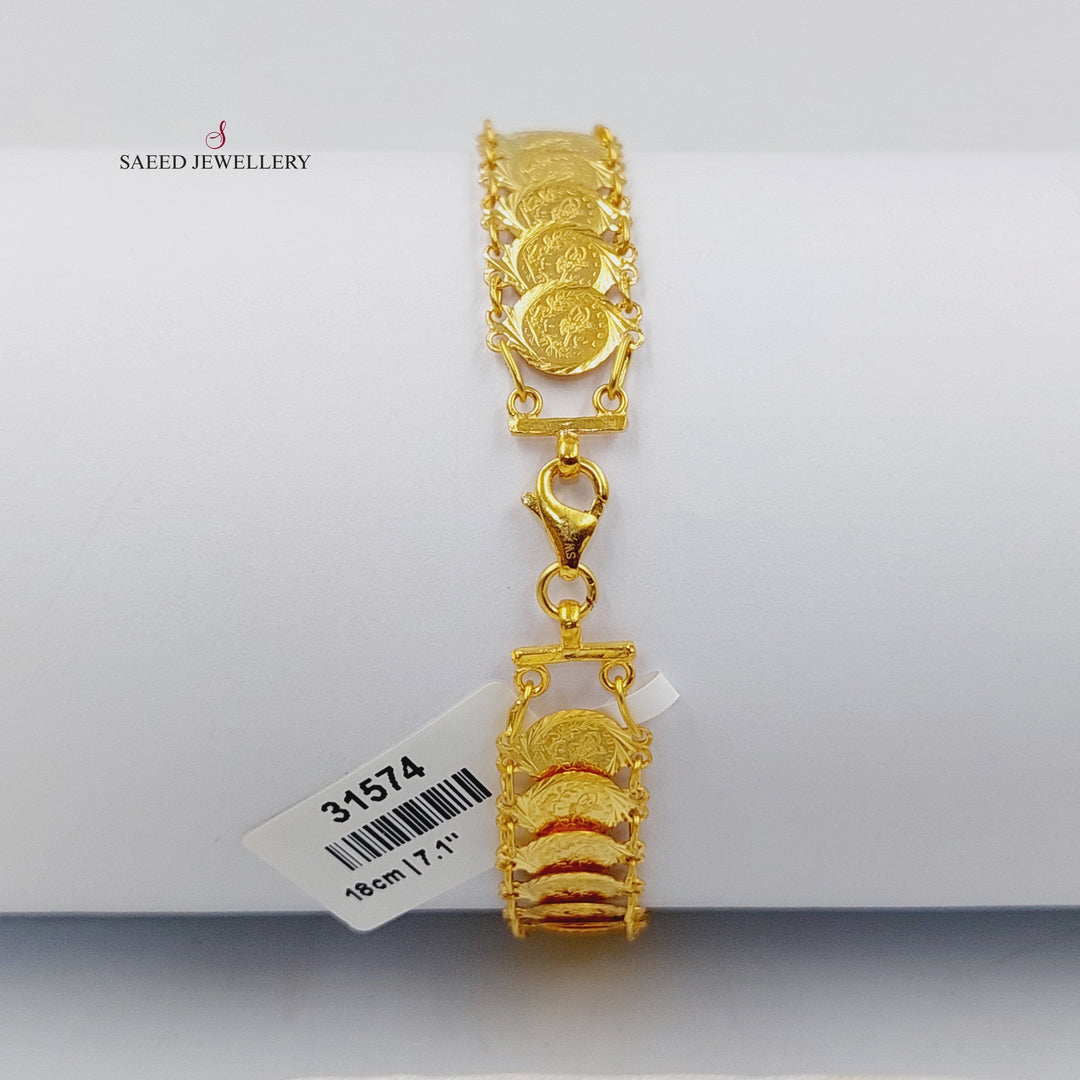 21K اسوارة اثمان-مجوهرات الشيخ سعيد-Saeed Jewelry 