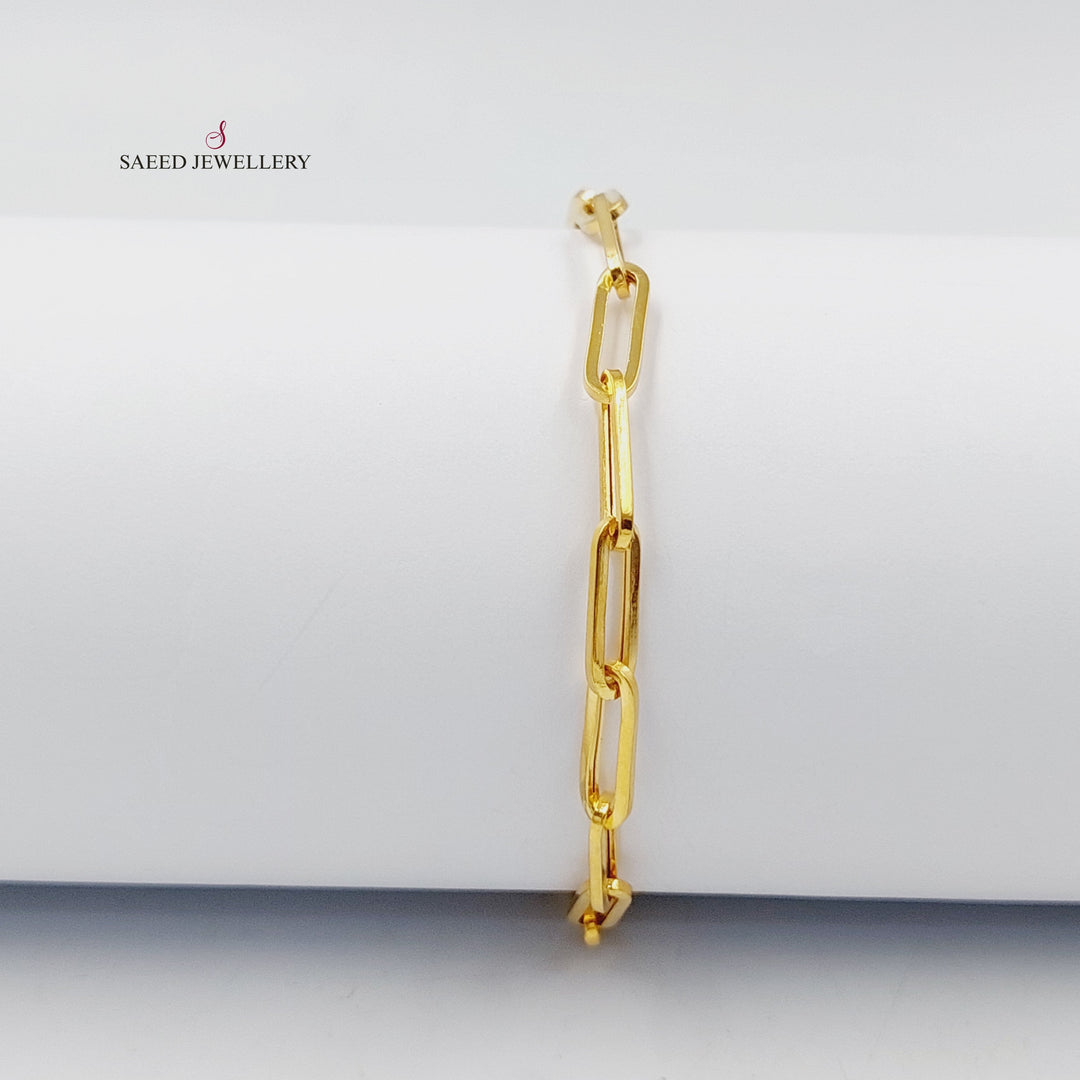 21K اسوارة بيبر كليب-مجوهرات الشيخ سعيد-Saeed Jewelry 