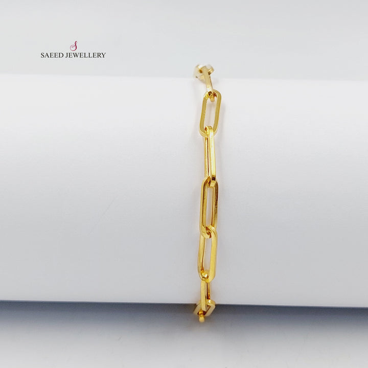 21K اسوارة بيبر كليب-مجوهرات الشيخ سعيد-Saeed Jewelry 