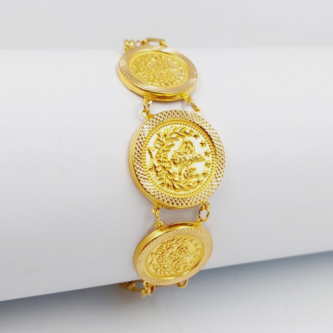 21K Gold Rashadi Bracelet by Saeed Jewelry - Image 4