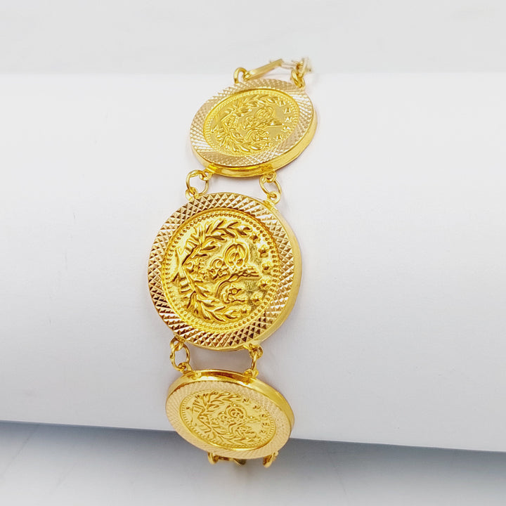 21K Gold Rashadi Bracelet by Saeed Jewelry - Image 3