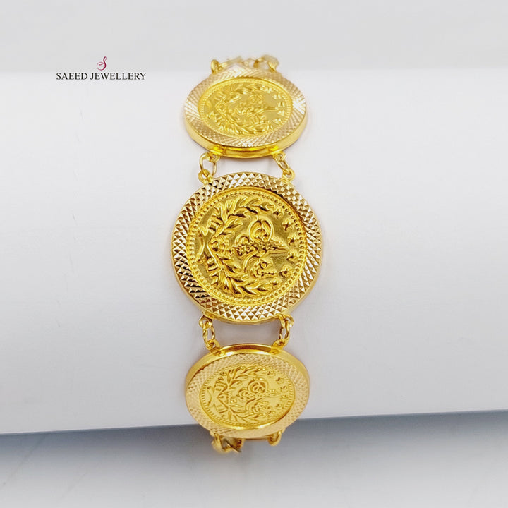 21K Gold Rashadi Bracelet by Saeed Jewelry - Image 1