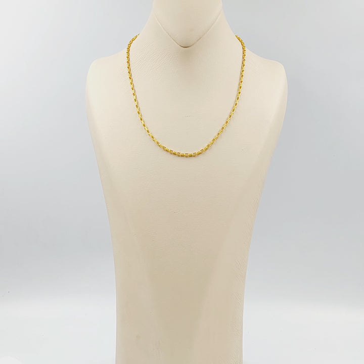 21K 2.5mm سنسال بوكس-مجوهرات الشيخ سعيد-Saeed Jewelry 