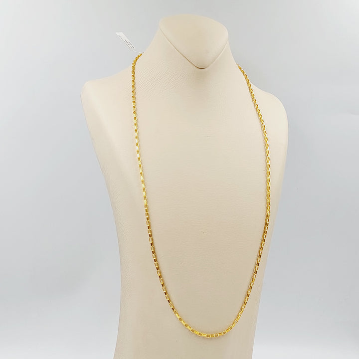 21K 2.5mm سنسال بوكس-مجوهرات الشيخ سعيد-Saeed Jewelry 