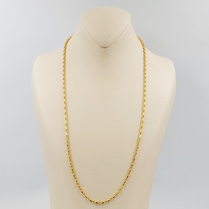 21K 2.5mm سنسال بوكس-مجوهرات الشيخ سعيد-Saeed Jewelry 