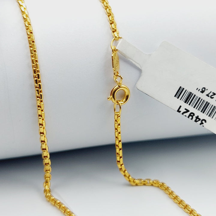 21K 2mm سنسال بوكس-مجوهرات الشيخ سعيد-Saeed Jewelry 