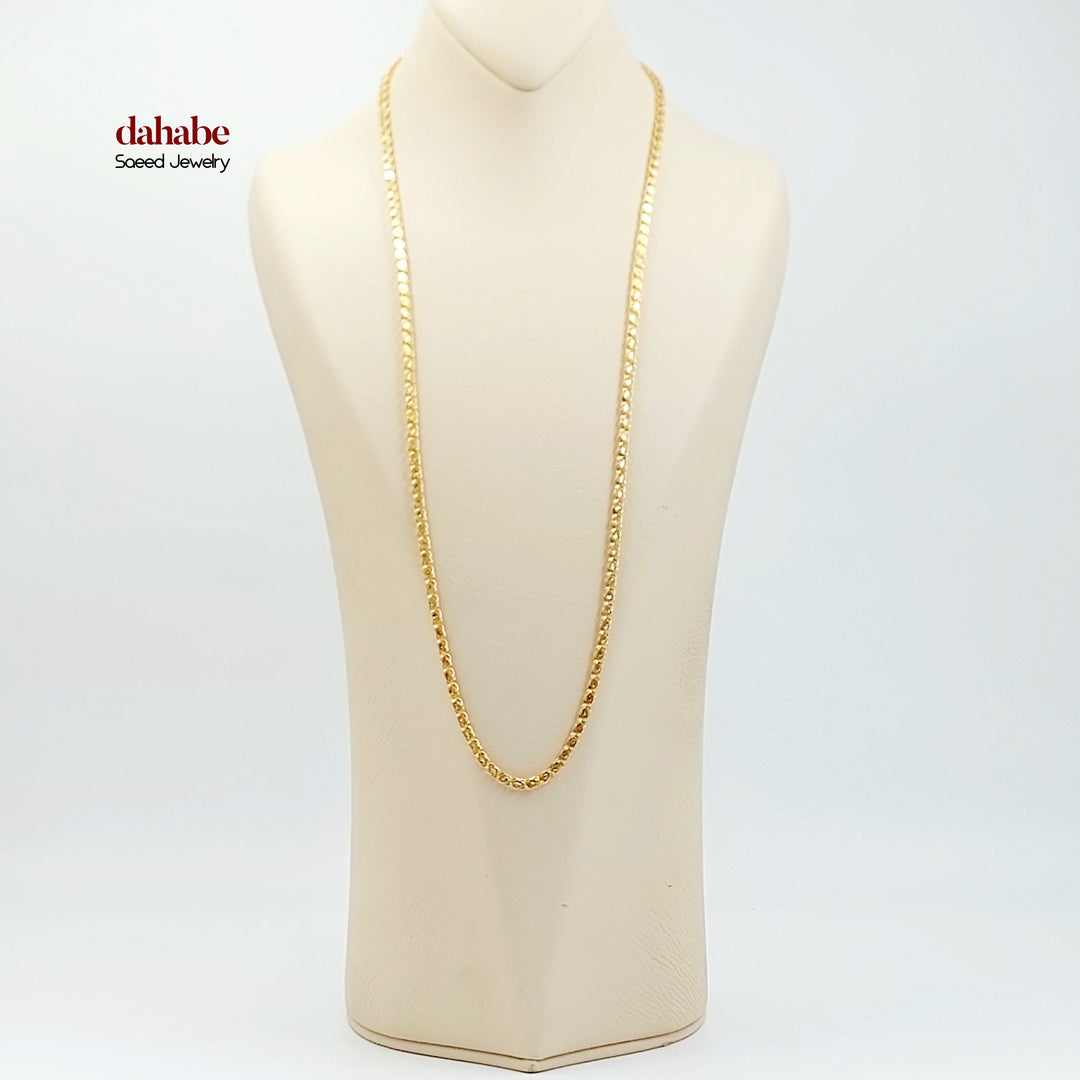 21K سنسال كلاسيك 4mm-مجوهرات الشيخ سعيد-Saeed Jewelry 