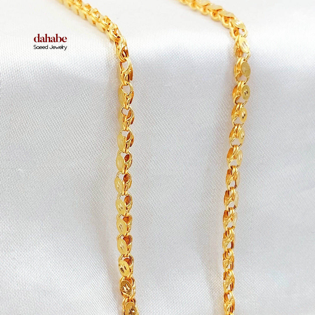 21K سنسال كلاسيك 4mm-مجوهرات الشيخ سعيد-Saeed Jewelry 