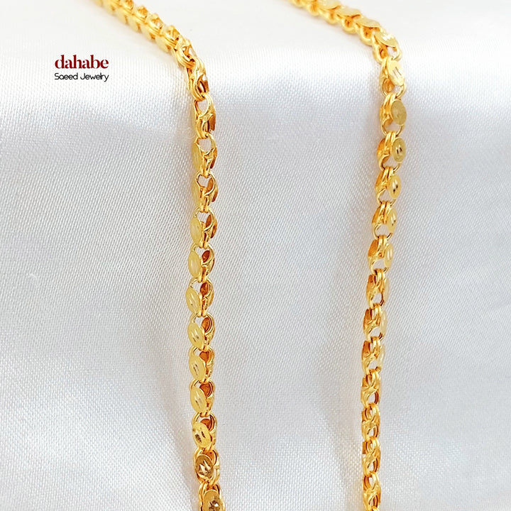 21K سنسال كلاسيك 4mm-مجوهرات الشيخ سعيد-Saeed Jewelry 