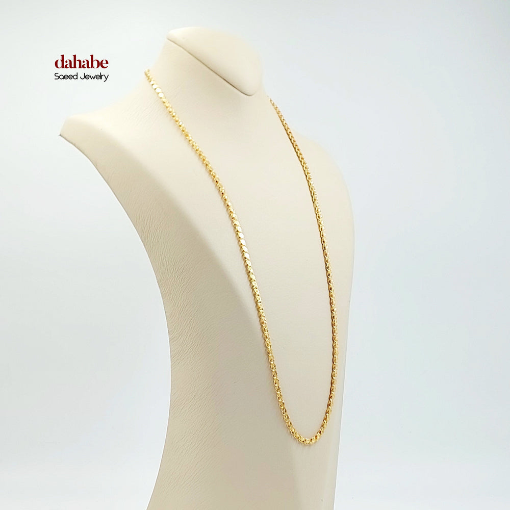 21K سنسال كلاسيك 4mm-مجوهرات الشيخ سعيد-Saeed Jewelry 