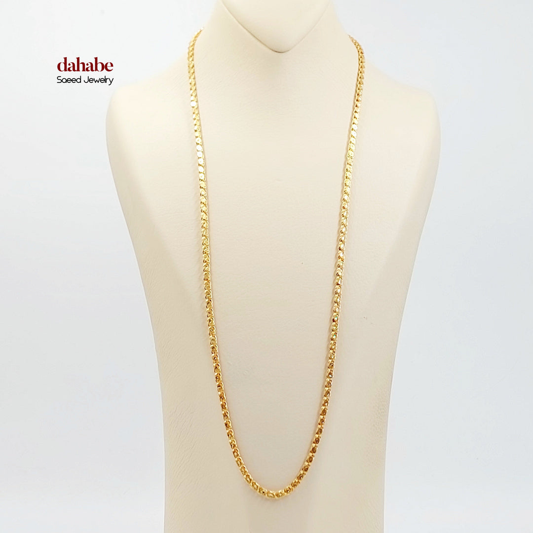 21K سنسال كلاسيك 4mm-مجوهرات الشيخ سعيد-Saeed Jewelry 