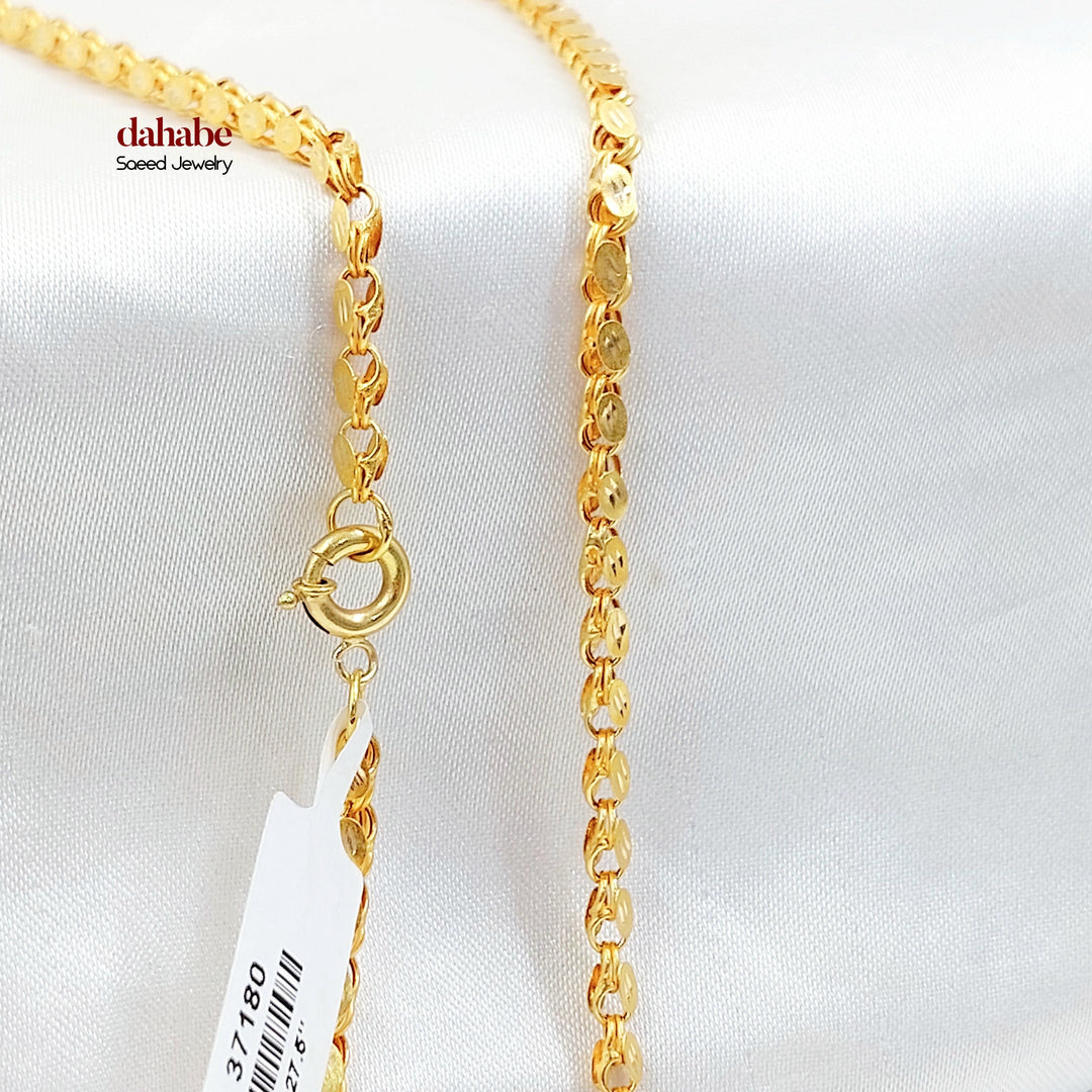 21K سنسال كلاسيك 4mm-مجوهرات الشيخ سعيد-Saeed Jewelry 