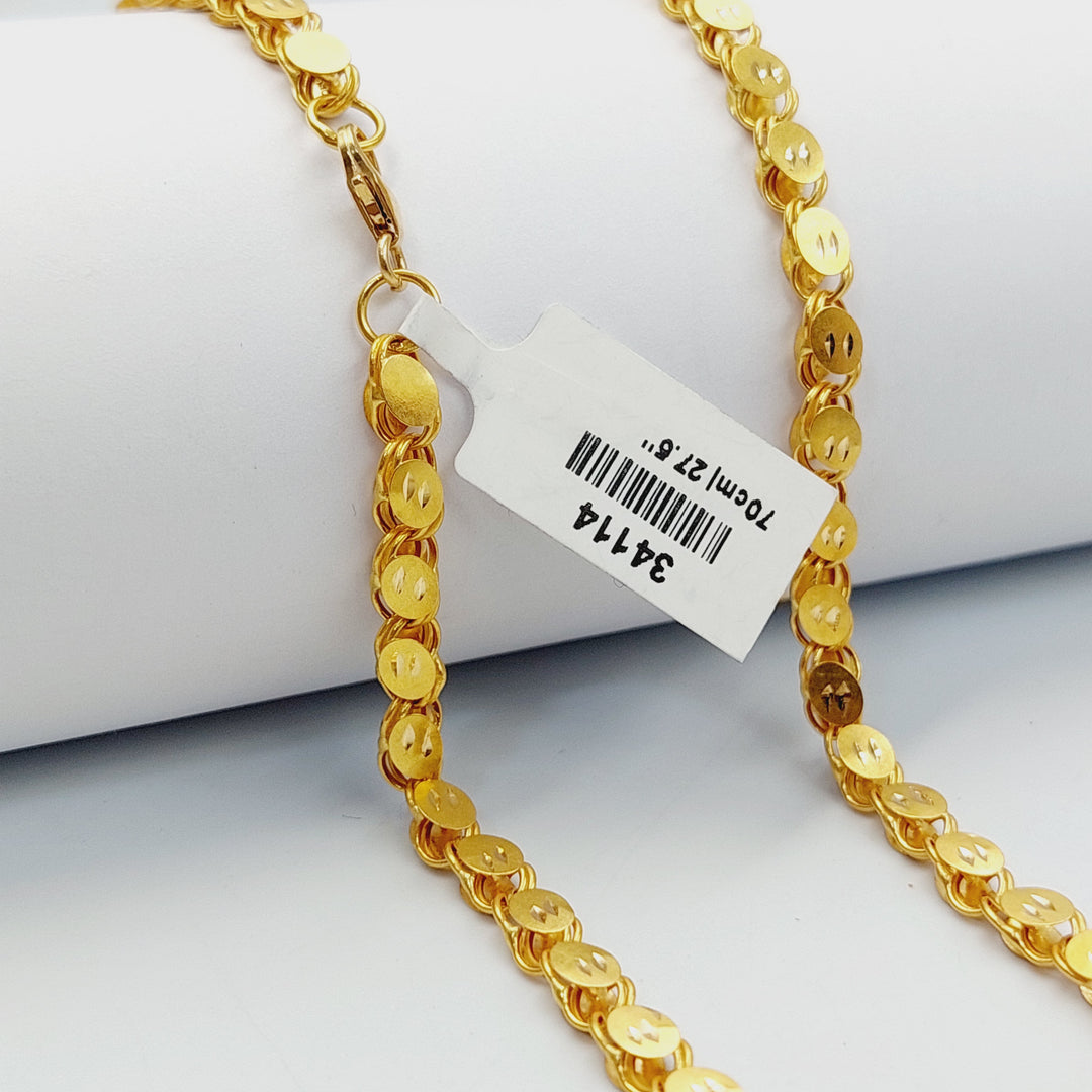 21K سنسال جرير حلبي-مجوهرات الشيخ سعيد-Saeed Jewelry 