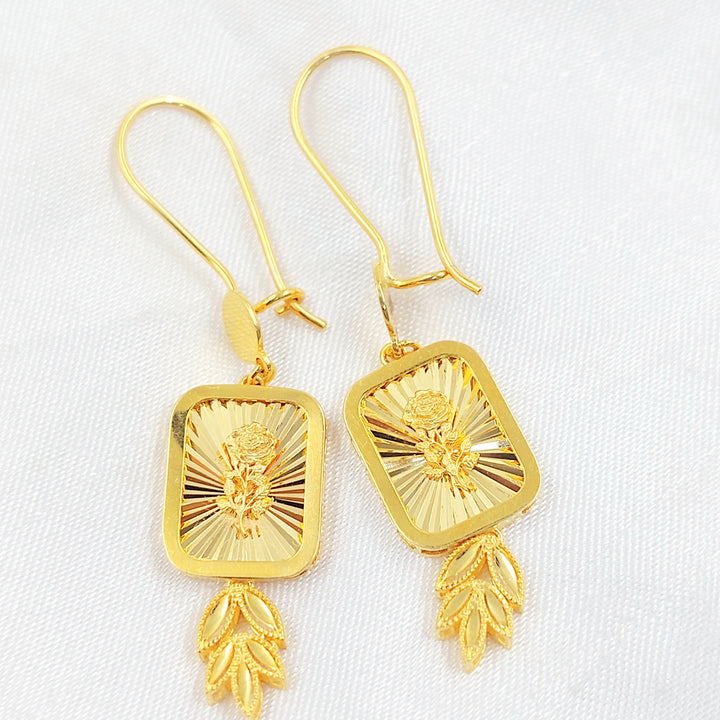 21K حلق شنكل اونصه-مجوهرات الشيخ سعيد-Saeed Jewelry 