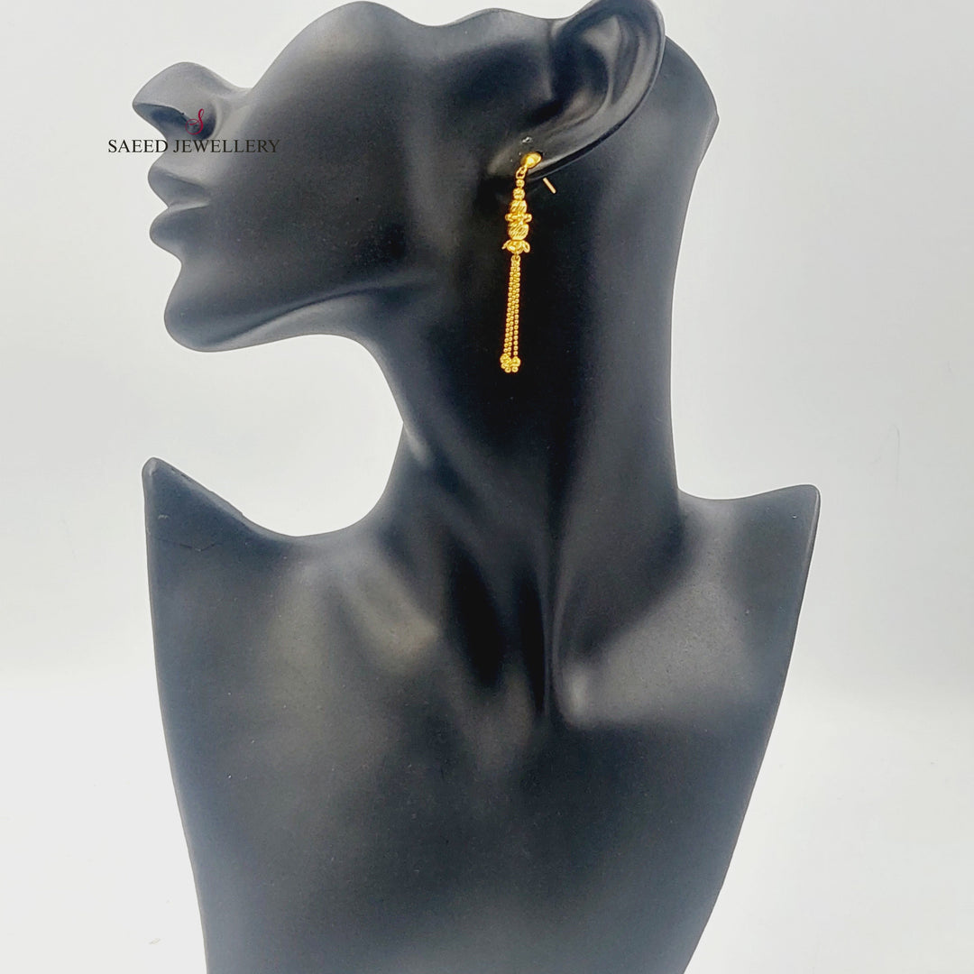 Balls Balls Earrings Made of 21K Gold by Saeed Jewelry 