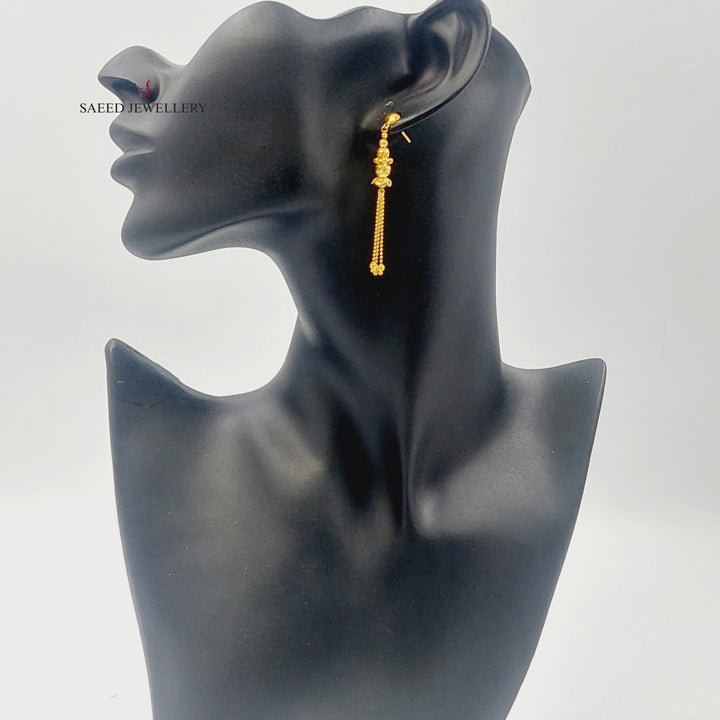Balls Balls Earrings Made of 21K Gold by Saeed Jewelry 