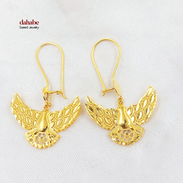 21K حلق شنكل اكسترا-مجوهرات الشيخ سعيد-Saeed Jewelry 